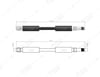 FREN HORTUMU ARKA MERC. A SERIE  W176-X156-C117-W246-W242 2012/-A2464200148