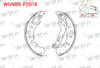 FREN PABUC BALATA ARKA LEVYELI 201,6X38mm FORD FIESTA VII 1.0 2017-