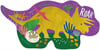 12 Parça Şekilli Kutulu Yap-Boz / Dinosaur