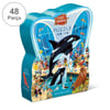 Crocodile Creek Puzzle - 48 Parça - Akvaryumda Bir Gün