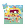 Djeco Dekoratif Puzzle 16 Parça - Ice Cream Truck    	