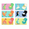 Djeco İkili Puzzle - Funny Eggs