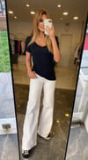 Beyaz Massimo Wide Leg Jean