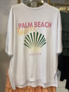 Beyaz Palm Beach Tshirt
