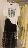 İce Cream Beyaz Tshirt