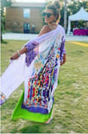 Jaguar Baskılı Lila Kimono