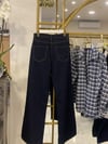 Lacivert Wide Leg Jean