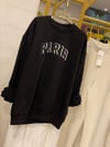 Paris Siyah Sweatshirt 
