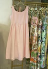 Pembe Gabardin Elbise