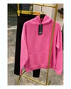 Pembe Kapşonlu Sweatshirt