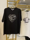 Siyah Kalpli Taşlı Tshirt