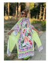 Yeşil Desenli Kimono