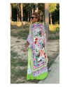 Yeşil Desenli Kimono