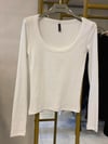 Yuvarlak Yaka Uzun Kollu Tshirt