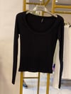 Yuvarlak Yaka Uzun Kollu Tshirt