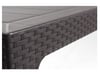 ARIZONA 80X80 RATTAN PLASTİK BALKON MASASI CAMSIZ KAHVERENGİ