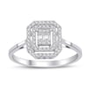 0.22 Ct Pırlanta Baget  Yüzük