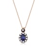 1.49 Karat Elmas Safir Kolye