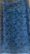 Blue & Dark Blue Printed Satin - Kz