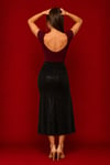 Burgundy Cotton Lycra Tango Top No3 