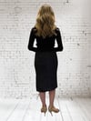 Envelop Cut Tango Top with 3/4 Long Sleeves