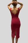 Pink Cotton Lycra Tango Dress No 3