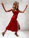 Red Sequin Tango Top Olivia