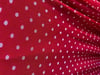 Red & White Polka Dots Tulle