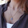 Blue Piramit Kolye