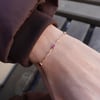Pembe Taşlı Bileklik