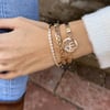 Zig Zag Rose Gold Kelepçe