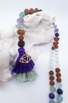 3.eye Chakra 108 Mala Necklace