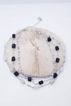 Elegant Siyah Turmalin Moon Stone Kolye