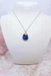 Lapis Lazuli Doğal Taş Kolye