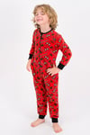 21K.UYT.349.002Spider Man 4466-3 Erkek Çocuk Polar Uyku Tulumu Pijama