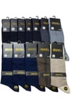 Men's 12 Pairs Seamless Socks Set 14177