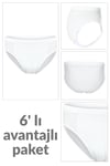 6 lı Erkek %100 Pamuklu Süprem Külot 213