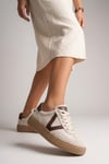 Beety 26BY227.170 Kadın Hakiki Deri Klasik Sneaker Bej