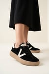 Beety 26BY227.170 Kadın Hakiki Deri Klasik Sneaker Siyah