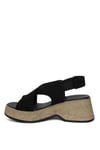 Beety BY169.706S Kadın Dolgu Topuk Sandalet Siyah