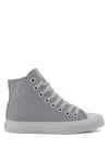 Benetton BN-31042 Kadın Hi Sneaker Gri