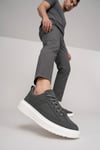 Elit ASDKVENDY Erkek Klasik Sneaker Füme