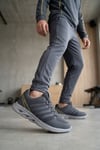 Elit ASPRT4138 Erkek Klasik Sneaker Koyu Gri