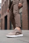 Elit ASYLD228 Erkek Klasik Sneaker Bej