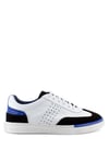 Elit C7701 Erkek Hakiki Deri Sneakers Ayakkabı Beyaz - Siyah