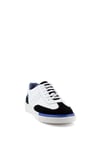 Elit C7701 Erkek Hakiki Deri Sneakers Ayakkabı Beyaz - Siyah