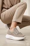 Elit Erd2611 Kadın Klasik Sneaker Vizon