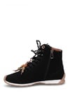 Elit Kcm195 Kadın Taşlı Sneaker Bot Siyah