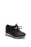 Elit Kcm243 Kadın Taşlı Klasik Sneaker Siyah