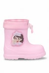 Elit KcmTVG530 Bebe Kız Çocuk Emojili Yağmur Botu Pembe